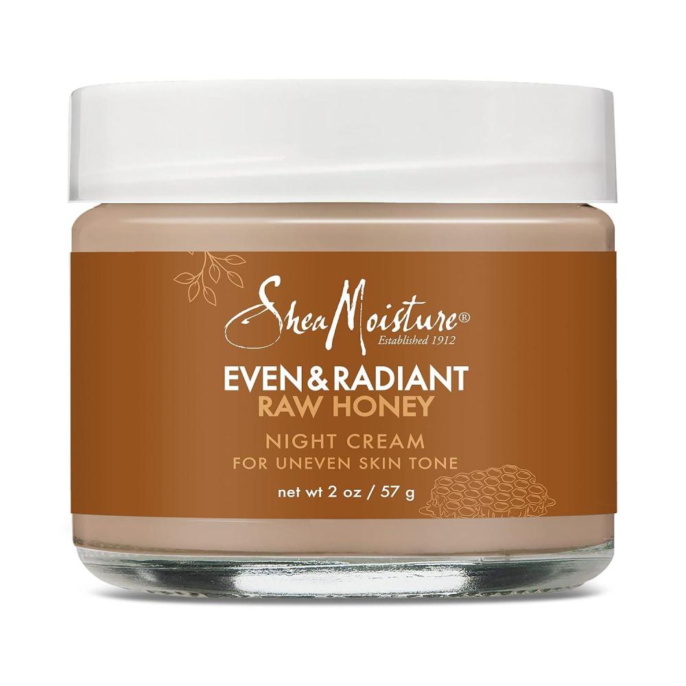 imageSheaMoisture Even and Radiant Face Cream For Uneven Skin Tone and Dark Spots Night Cream With Raw Honey 2 oz