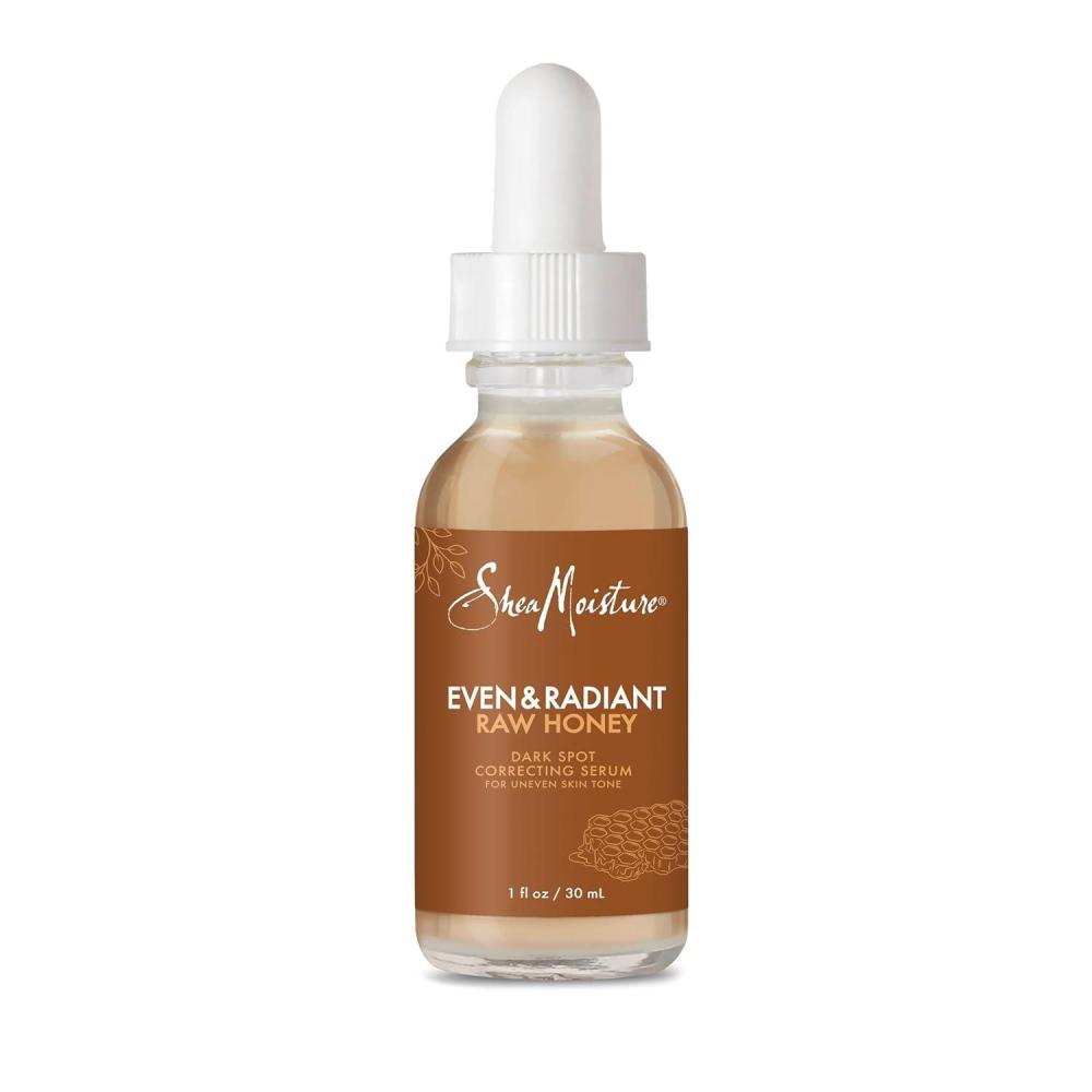 imageSheaMoisture Even and Radiant Face Serum Skin Care for Uneven Skin Tone Dark Spot Corrector with Raw Honey 1 fl oz