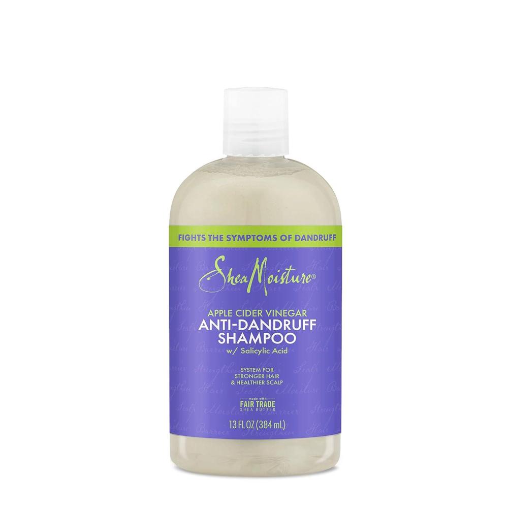 imageSheaMoisture Hair Care System AntiDandruff Shampoo For Stronger Hair ampamp Healthier Scalp Shampoo Formulated With Apple Cider Vinegar And Fair Trade Shea Butter 13oz