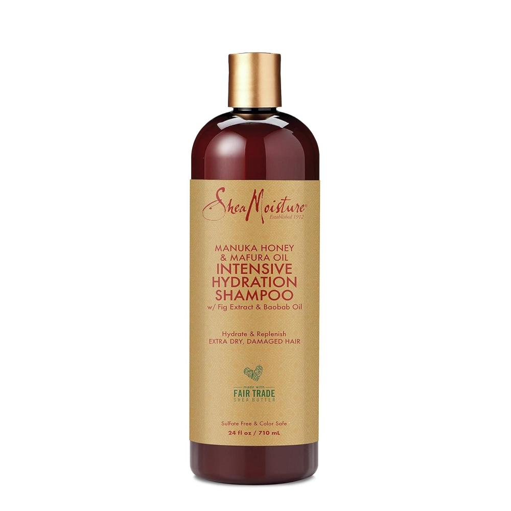 imageSheaMoisture Intensive Hydration Shampoo for Dry Damaged Hair Manuka Honey ampamp Mafura Oil SulfateFree 24oz24 Fl Oz Pack of 1