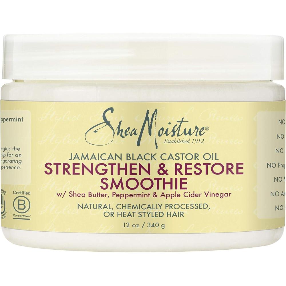 imageSheaMoisture Jamaican Black Castor Oil Strengthen ampamp Restore Smoothie Cream for Unisex 115 Ounce Pack of 112 Ounce Pack of 1