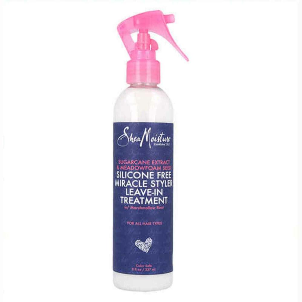 imageSheaMoisture LeaveIn Treatment Conditioner for Dry Hair Sugarcane Extract and Meadowfoam Seed SiliconeFree 8 oz