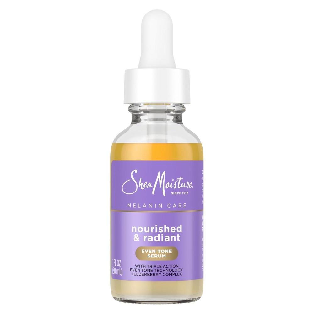 imageSheaMoisture Melanin Care 4in1 Acne Treatment Serum with 2 Salicylic Acid Nourished ampamp Radiant for Calming Hydrating ampamp Treating Acne with Niacinamide Elderberry Complex 1 fl ozEven Tone