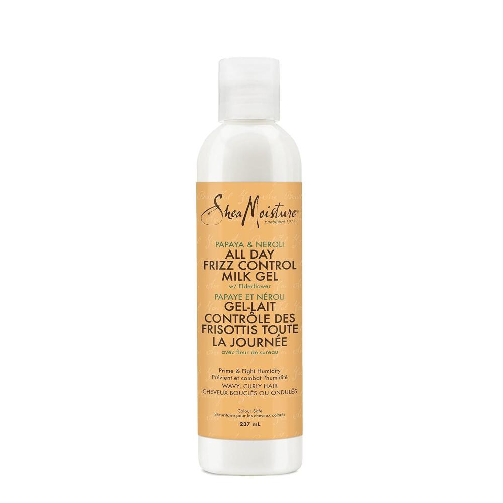 imageSheaMoisture Milk Gel for Wavy Curly Hair Papaya and Neroli Parabenfree Curl Gel Oz 8 Ounce