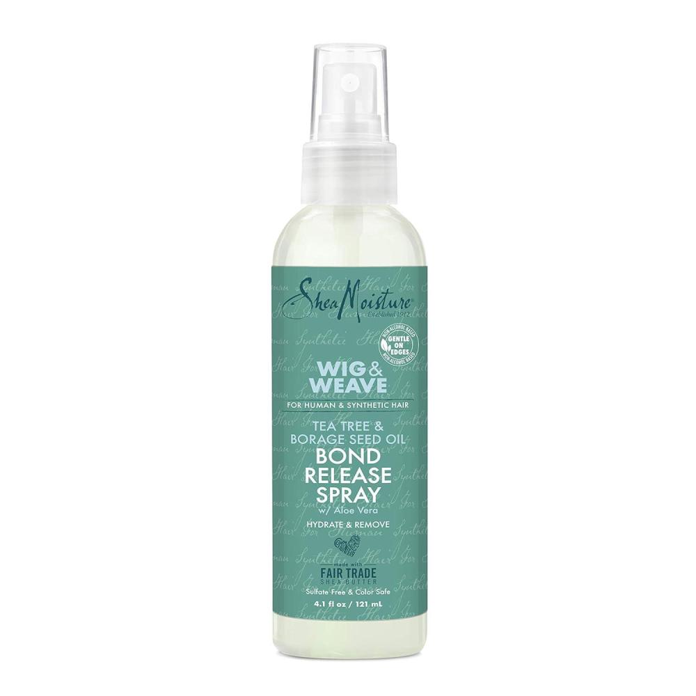 imageSheaMoisture Oil Shine Hair Spray for Wig and Weave Tea Tree and Borage Seed Oil Parabenfree Hair Shine Spray 8 FL Oz41 Fl Oz Pack of 1