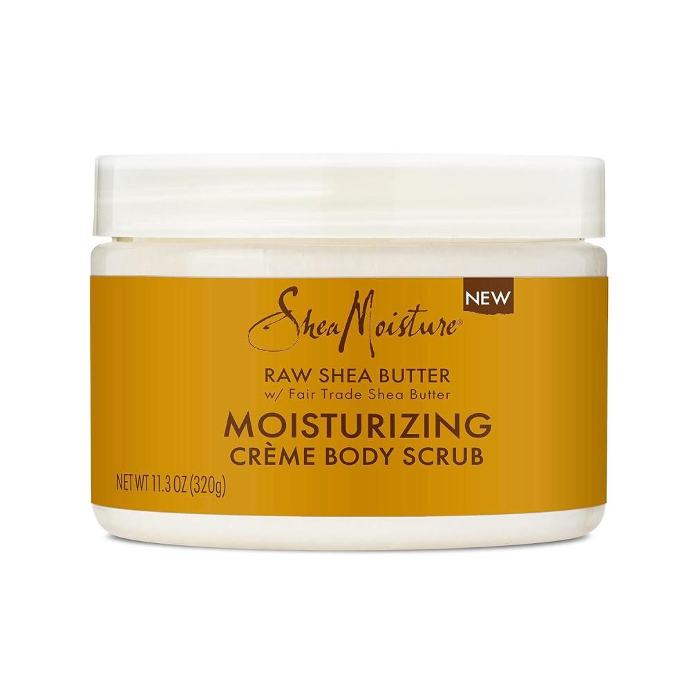 imageSheaMoisture Raw Fair Trade Shea Butter Moisturizing Exfoliating Crme Body Scrub for Dull Skin 113 oz113 Ounce Pack of 1