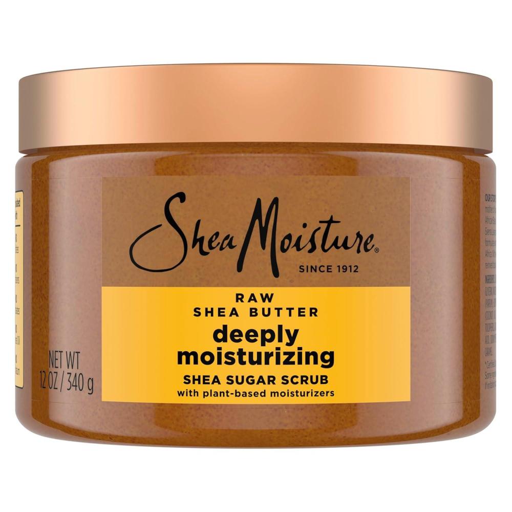 imageSheaMoisture Shea Sugar Body Scrub For Moisturize And Restore Dry Skin Raw Shea Butter Deeply Moisturizing Body Scrub With 24h Shea Moisture Nutrients 12 oz