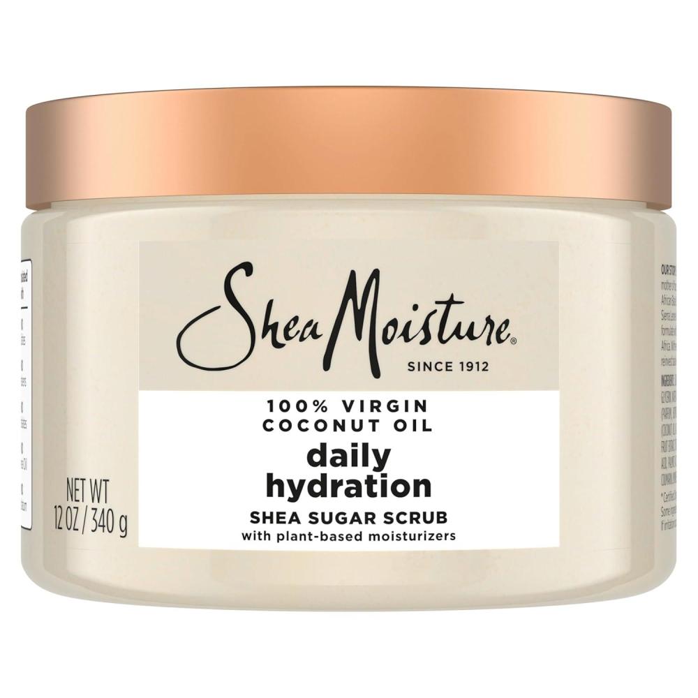 imageSheaMoisture Shea Sugar Body Scrub For Nourish And Replenish Skin Virgin Coconut Oil Daily Hydrating Body Scrub With 24h Shea Moisture Nutrients 12 oz