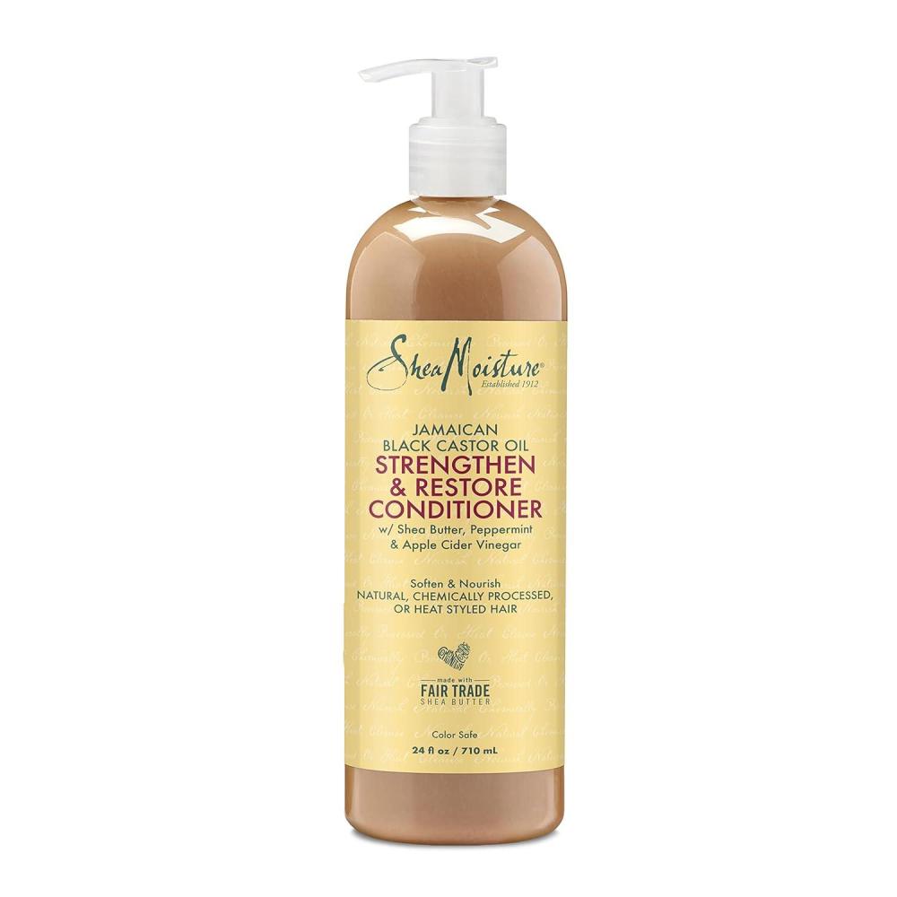 imageSheaMoisture Strengthen Conditioner Jamaican Black Castor Oil for Damaged Hair Cleanse 24 oz24 Fl Oz Pack of 1