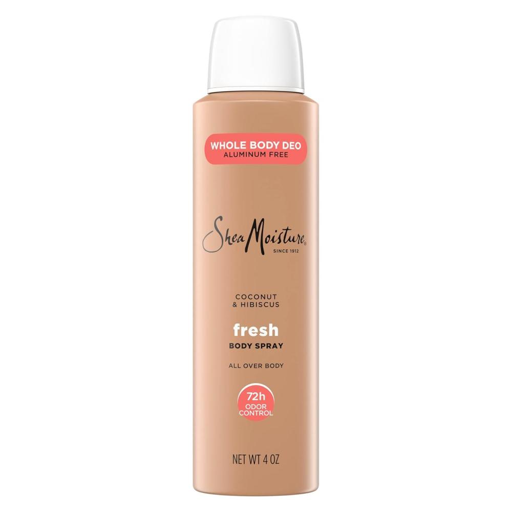 imageSheaMoisture Whole Body Deodorant Spray Fresh 72h Odor Control Aluminum Free 4 oz
