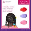 Confidence – GaBBY Bow Sweet Pea Design – Patented Non-Slip Barrettes – 50 Pack – 5 Flower Colors(Assorted)