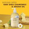SheaMoisture Baby Wash & Shampoo for All Skin Types Raw Shea, Chamomile & Argan Oil Baby Wash and Shampoo with Frankincense & Myrrh to Help Cleanse 13 oz, Gold, Packaging may vary(Chamomile & Argan)