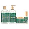 SheaMoisture Bond Repair Shampoo, Conditioner, Leave-In, & Oil 4 Pk Alma Oil to Strengthen Hair with Restorative HydroPlex Infusion