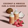 SheaMoisture Curl and Shine Coconut Shampoo for Curly Hair Coconut and Hibiscus Paraben Free Shampoo 13 oz 2 Count(13 Fl Oz (Pack of 2))