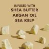SheaMoisture Deep Moisturizing Hair Care 3 Count Raw Shea Butter For Curly, Dry and Damaged Hair Sulfate Free Shampoo and Conditioner, Hair Detangler with Sea Kelp and Argan Oil
