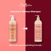 SheaMoisture Shampoo Coconut and Hibiscus, for Thick, Curly Hair, to Cleanse & Hydrate, 24 oz