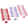 Confidence – GaBBY Bow Sweet Pea Design – Patented Non-Slip Barrettes – 50 Pack – 5 Flower Colors(Assorted)
