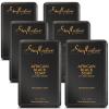 SheaMoisture Bar Soap 6 Count for Troubled Skin African Black Soap Cleanser with Shea Butter 8 oz(Fragranced)