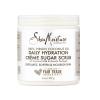 SheaMoisture Daily Hydration Crème Sugar Scrub Care for Dry Skin 100% Virgin Coconut Oil Acacia Senegal Exfoliating Scrub, Coffee, 8 Oz(Sugar Scrub)