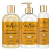 SheaMoisture Deep Moisturizing Hair Care 3 Count Raw Shea Butter For Curly, Dry and Damaged Hair Sulfate Free Shampoo and Conditioner, Hair Detangler with Sea Kelp and Argan Oil