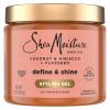 SheaMoisture Define & Shine Styling Gel + Flaxseed Coconut&Hibiscus Hydrates,Holds Your Style All Day Infused With Glycerin,Coconut Oil an Invigorating Sweet Scent ParabenFree Frizz Control Gel 15OZ(15 Ounce (Pack of 1))