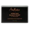 SheaMoisture Face and Body Bar for Oily, Blemish-Prone Skin African Black Soap Paraben Free 3.5 oz 4 Count, facial cleanser(3.5 Ounce (Pack of 1))