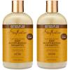 SheaMoisture Moisture Retention Shampoo for Dry, Damaged or Transitioning Hair Raw Shea Butter Shampoo to Hydrate Hair, 13 Fl Oz (Pack of 2)(13 Fl Oz (Pack of 2))