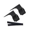 The Braid Aid Adjustable Parting Tool – Stitch Braiding Aid, Lightweight Hair Separating Comb for All Hair Types – Black(Pack of 2)