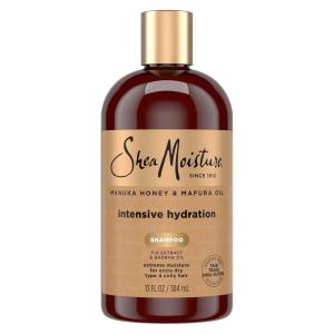 Shea Moisture Intensive Hydration Shampoo Manuka Honey and Mafura Oil for Dry, Damaged Hair Sulfate-Free 13 oz(13 Fl Oz (Pack of 1))