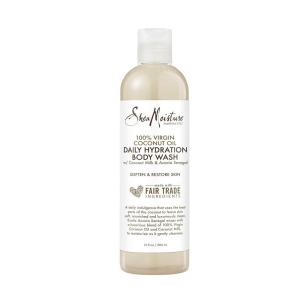 SheaMoisture 100% virgin coconut oil daily hydration bubble bath & body wash, 13 Fluid Ounce(body wash)