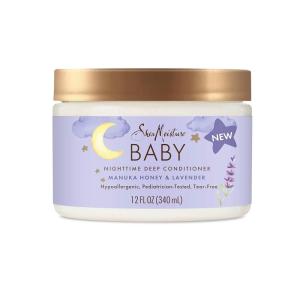 SheaMoisture Baby Deep Conditioner Manuka Honey & Lavender for Delicate Hair and Skin Nighttime Skin and Hair Care Regimen 12 oz(Conditioner)