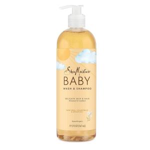 SheaMoisture Baby Wash and Shampoo Raw Shea, Chamomile & Argan Oil for Delicate Skin and Hair Baby Care with Shea Butter, 19.2 oz(19.2 Fl Oz (Pack of 1))