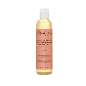 SheaMoisture Bath, Body and Massage Oil Lavender Wild Orchid Calming Moisturizer for Sensitive Skin 8 oz(Coconut Oil and Hibiscus)