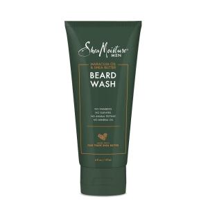 SheaMoisture Beard Wash for Full Beards – Maracuja Oil & Shea Butter to Deep Clean and Refresh – 6 oz(6 Fl Oz (Pack of 1))