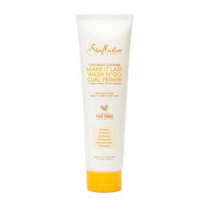 SheaMoisture Coconut Custard Curl Defining Cream – Make It Last Wash N’ Go Primer, Enhancer & Detangler for Wavy & Curly Hair, Organic Shea Butter, 10.3 Oz(10.3 Fl Oz (Pack of 1))