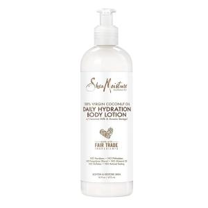 SheaMoisture Daily Hydration Body Lotion Moisturizer 100% Virgin Coconut Oil For All Skin Types Paraben Free 16 oz(16 Fl Oz (Pack of 1))