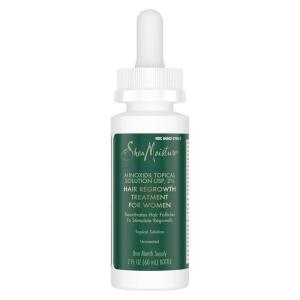 SheaMoisture Hair Regrowth Treatment for Women Minoxidil Topical Solution UPS, 2% to Stimulate Hair Regrowth Unscented 2 oz