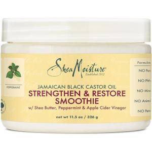 SheaMoisture Jamaican Black Castor Oil Strengthen & Restore Smoothie Cream for Unisex, 11.5 Ounce (Pack of 1)(11.5 Ounce (Pack of 1))
