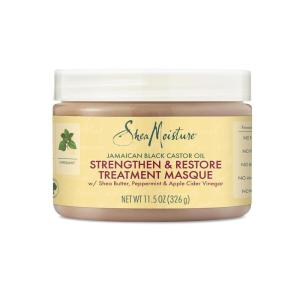 SheaMoisture Jamaican Black Castor Oil Treatment Masque Jamaican Black Castor Oil For Dry Hair Paraben Free Hair Mask 11.5 oz(11.5 Ounce (Pack of 1))
