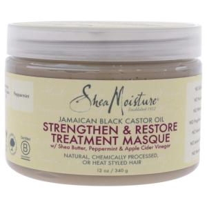 SheaMoisture Jamaican Black Castor Oil Treatment Masque Jamaican Black Castor Oil For Dry Hair Paraben Free Hair Mask 11.5 oz(12 Ounce (Pack of 1))