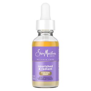 SheaMoisture Melanin Care 4-in-1 Acne Treatment Serum with 2% Salicylic Acid Nourished & Radiant for Calming, Hydrating & Treating Acne, with Niacinamide +Elderberry Complex, 1 fl oz(Even Tone)