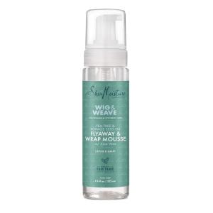 SheaMoisture Mousse for Curly Hair, Wig or Weave, Tea Tree and Borage Seed Oil, Paraben-free Styling Mousse, 7.5 Ounce(Tea Tree)