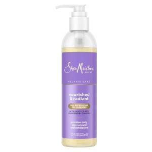 SheaMoisture Radiance BHA Exfoliating Gel Cleanser Nourished & Radiant Daily Skin Renewal Enhanced Brightness & Tone 7.5 fl oz