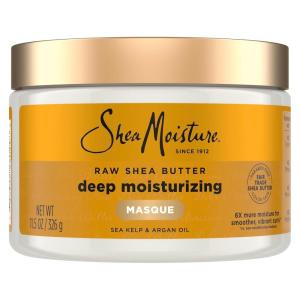 SheaMoisture Raw Shea Butter Deep Moisturizing Hair Masque, 11.5 fl oz – Deep Conditioner for Curly Hair to Moisturize and Renew, Sustainable, Organic, Cruelty-Free(Shea Butter)