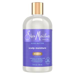 SheaMoisture Scalp Moisture Shampoo Aloe Butter & Vitamin B3 Hair Care with a Boost of Hydration To Hydrate Scalp + Moisturized Hair 13 oz