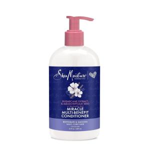 SheaMoisture Silicone Free Conditioner for Dry Hair, Sugarcane and Meadowfoam, Sulfate Free Conditioner, 13 Oz(13 Fl Oz (Pack of 1))