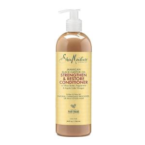 SheaMoisture Strengthen Conditioner Jamaican Black Castor Oil for Damaged Hair Cleanse 24 oz(24 Fl Oz (Pack of 1))