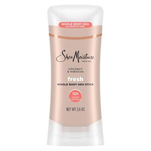 SheaMoisture Whole Body Deodorant Stick 72h Odor Control Fresh Aluminum Free 2.6 oz