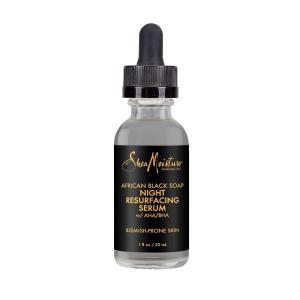 Sheamoisture Overnight Resurfacing Serum for Blemish Prone Skin African Black Soap With Shea Butter 1 oz(1 Fl Oz (Pack of 1))