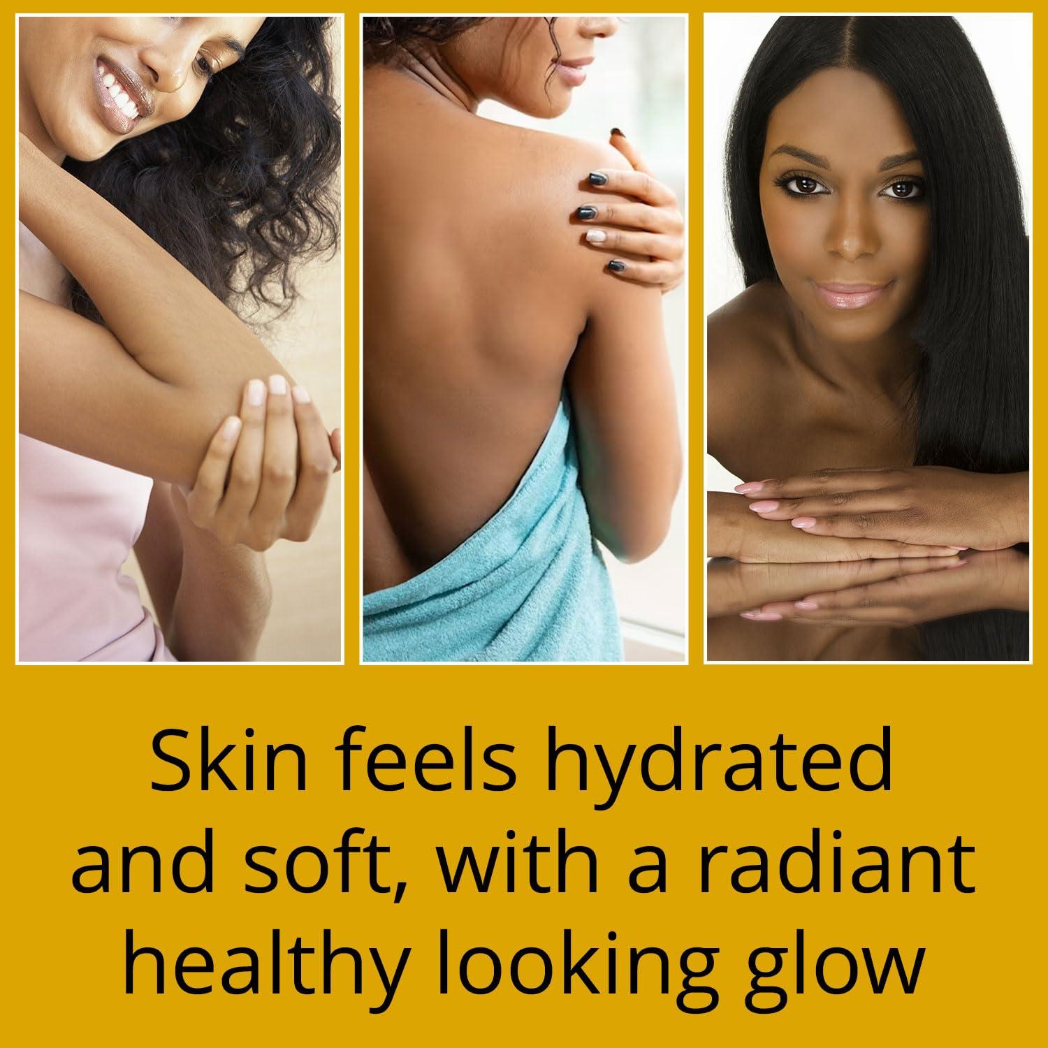 imageElle Vie Unscented Shea Body Oil Shea Almond Avocado Body Oil Essential Hydrating Moisturizer Oil Natural Massage Body Oil for Skin 4fl oz